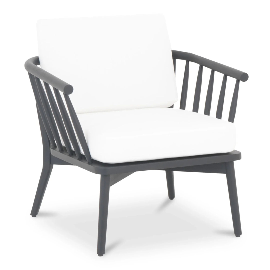 Wren Outdoor Lounge Chair Warm White - SwayLiving