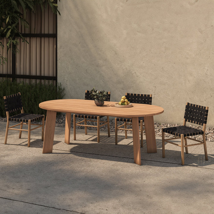 SwayLiving - Mira Outdoor Dining Chair Black - Set of 2 - CV-1026-02 | SwayLiving