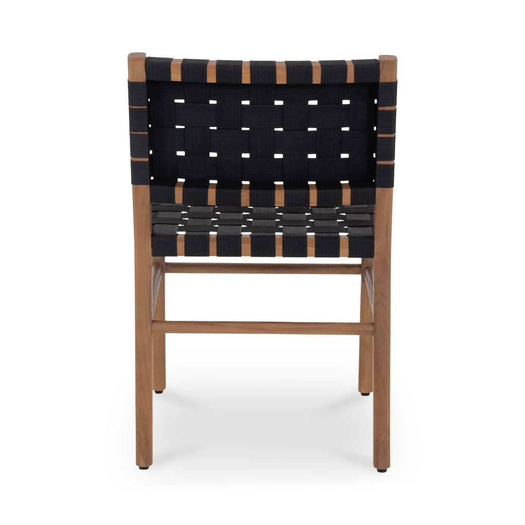 SwayLiving - Mira Outdoor Dining Chair Black - Set of 2 - CV-1026-02 | SwayLiving