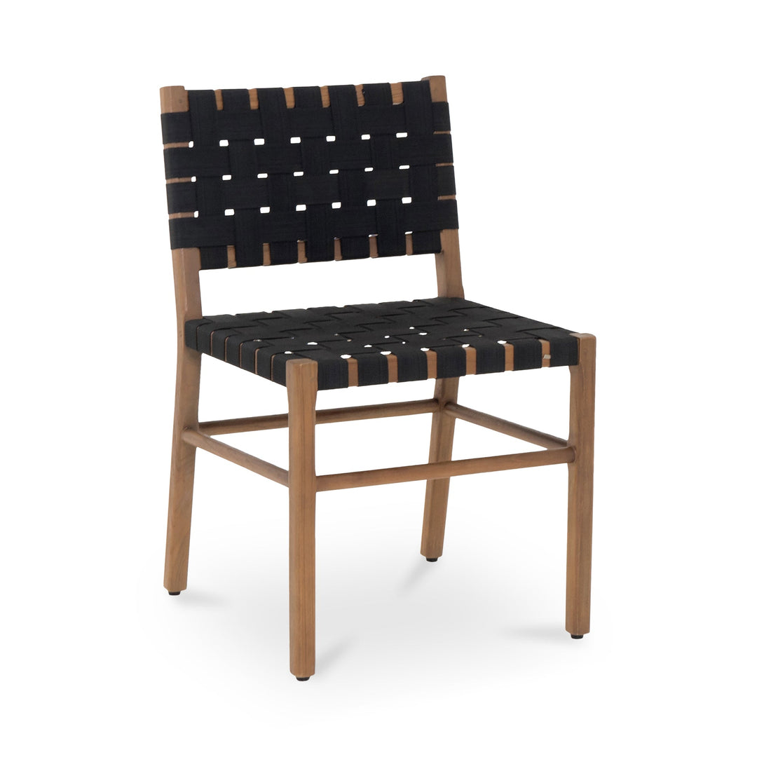SwayLiving - Mira Outdoor Dining Chair Black - Set of 2 - CV-1026-02 | SwayLiving