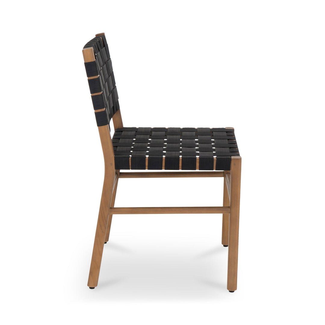 SwayLiving - Mira Outdoor Dining Chair Black - Set of 2 - CV-1026-02 | SwayLiving