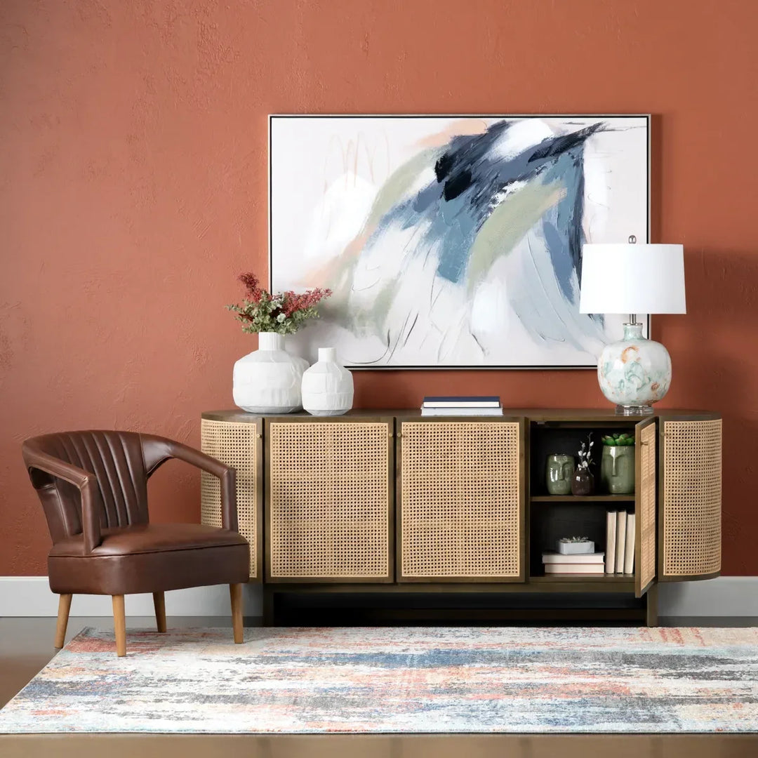 SwayLiving Domingo Cane Sideboard SIDEBOARDS + CREDENZAS