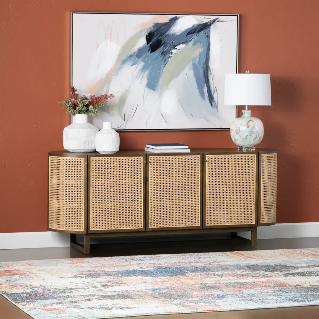 SwayLiving Domingo Cane Sideboard SIDEBOARDS + CREDENZAS