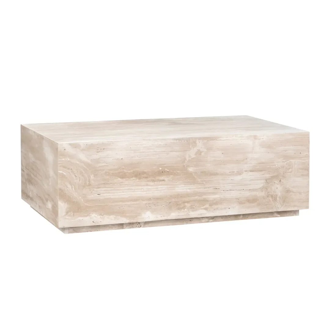 SwayLiving Palermo Travertine Cocktail Table COFFEE TABLES