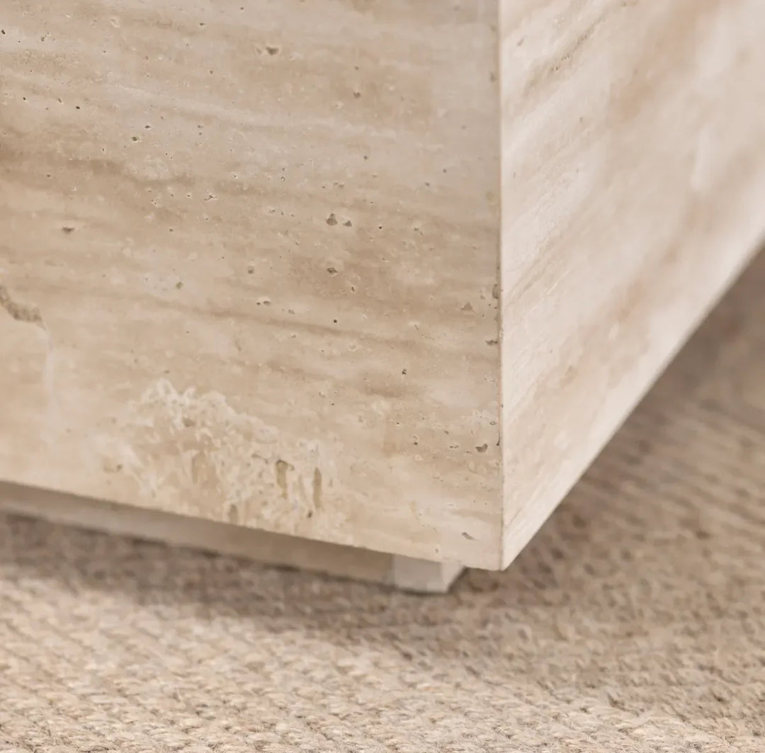 SwayLiving Palermo Travertine Cocktail Table COFFEE TABLES