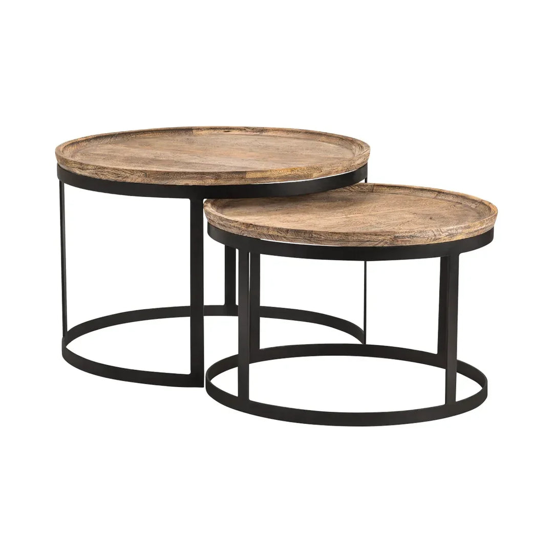 SwayLiving 2 Piece Traymore Nesting Cocktail Tables COFFEE TABLES
