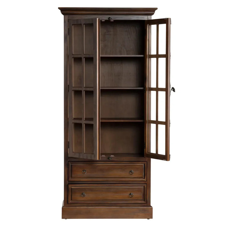 SwayLiving Rutherford Curio Cabinet SIDEBOARDS + CABINETS