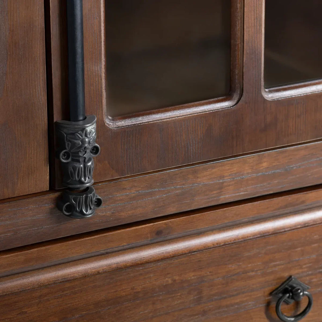 SwayLiving Rutherford Curio Cabinet SIDEBOARDS + CABINETS
