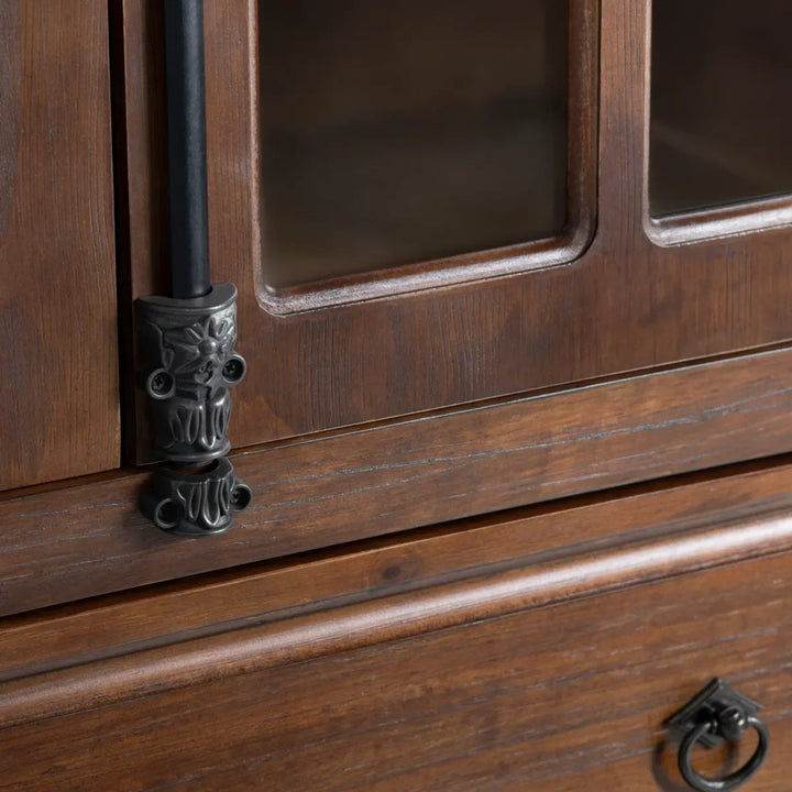 SwayLiving Rutherford Curio Cabinet SIDEBOARDS + CABINETS