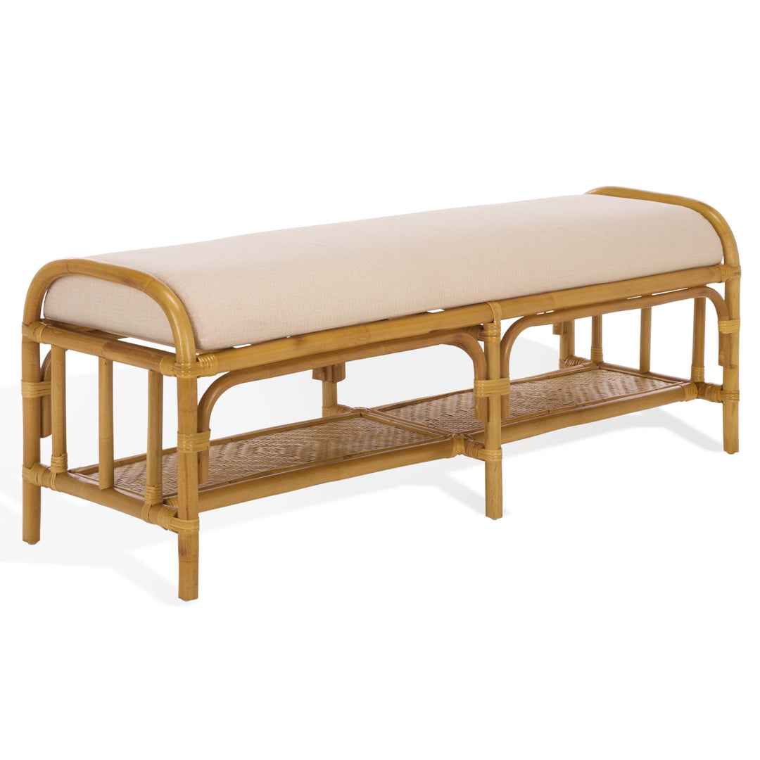 SwayLiving Flanders Rattan Pole Bench