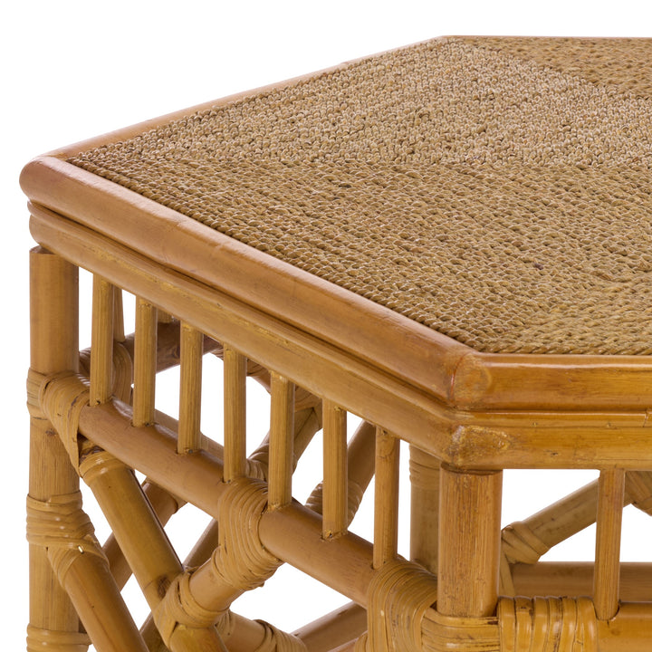 SwayLiving Frederica Rattan Coffee Table