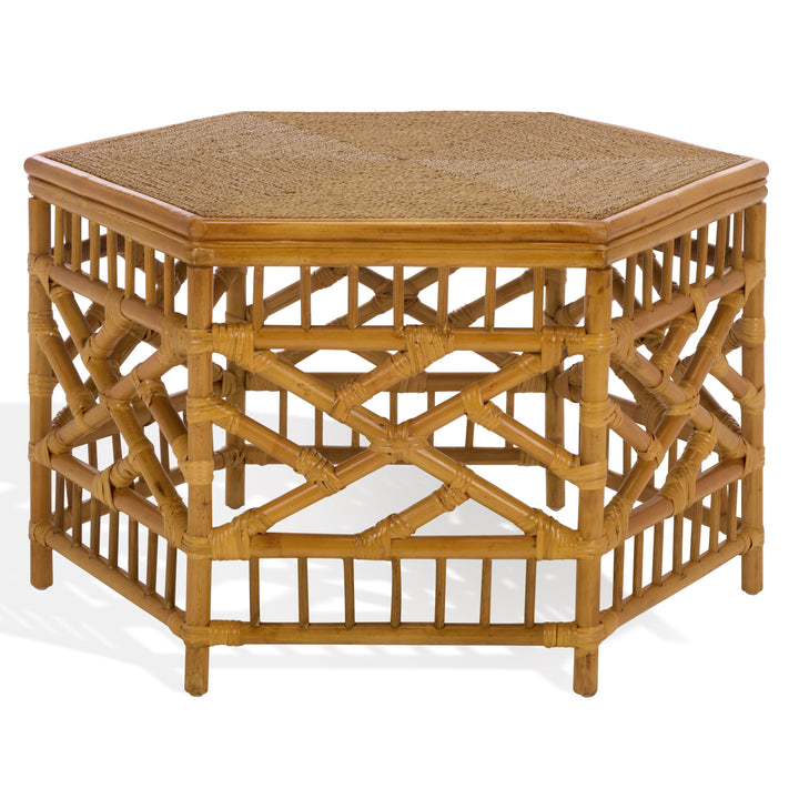 SwayLiving Frederica Rattan Coffee Table