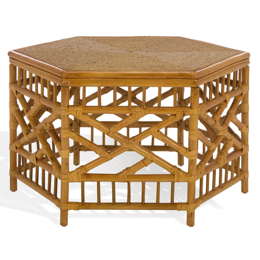 SwayLiving Frederica Rattan Coffee Table