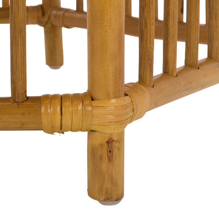SwayLiving Frederica Rattan Coffee Table