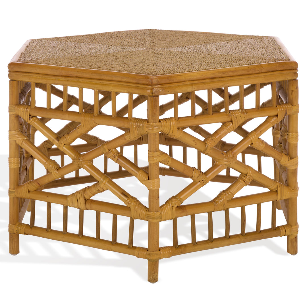 SwayLiving Frederica Rattan Coffee Table