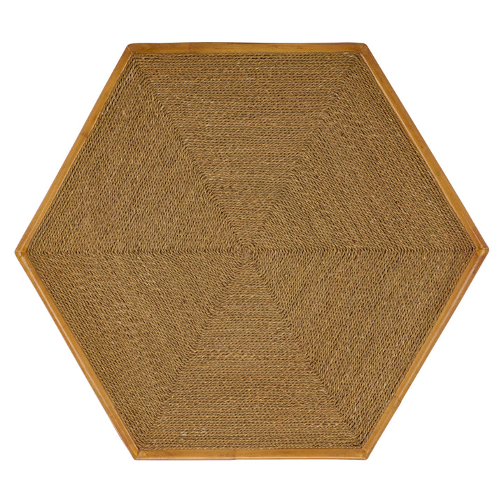 SwayLiving Frederica Rattan Coffee Table