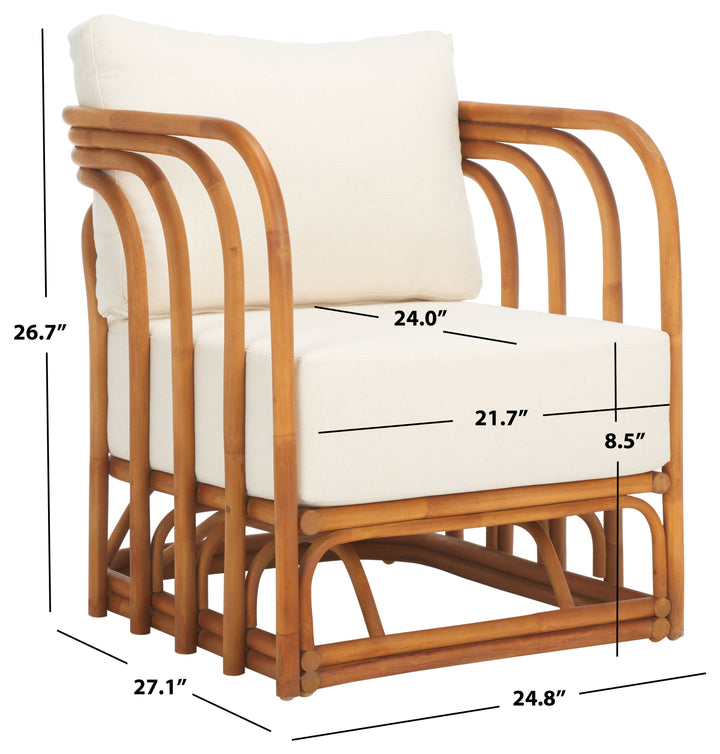 NATURAL / WHITE / 24.8''W x 27.1''L x 26.7''H