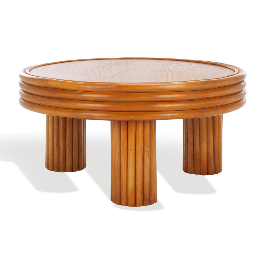 SwayLiving Bayard Rattan Round Coffee Table COFFEE TABLES