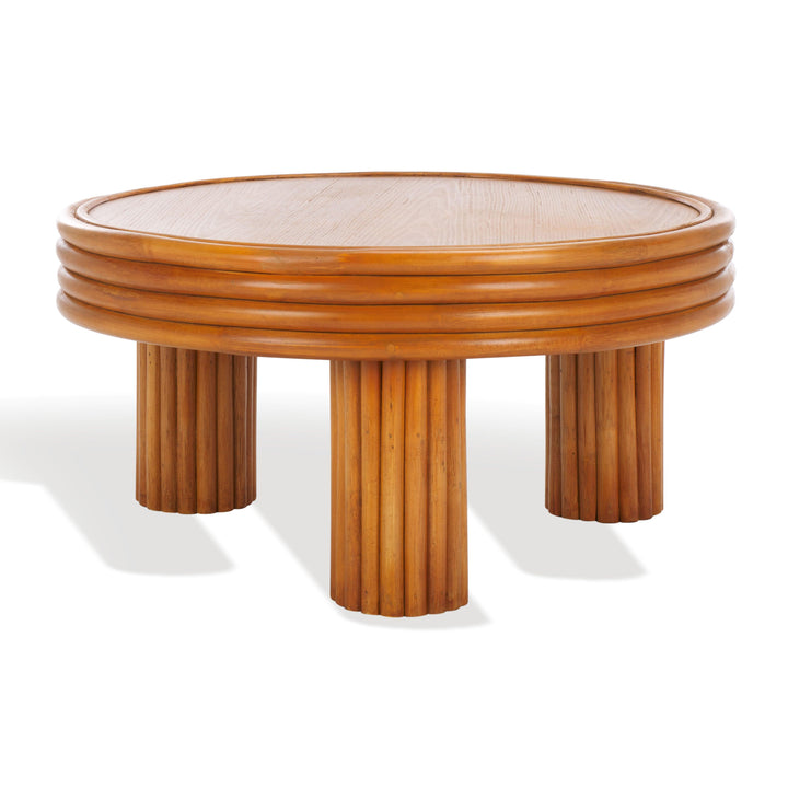 SwayLiving Bayard Rattan Round Coffee Table COFFEE TABLES