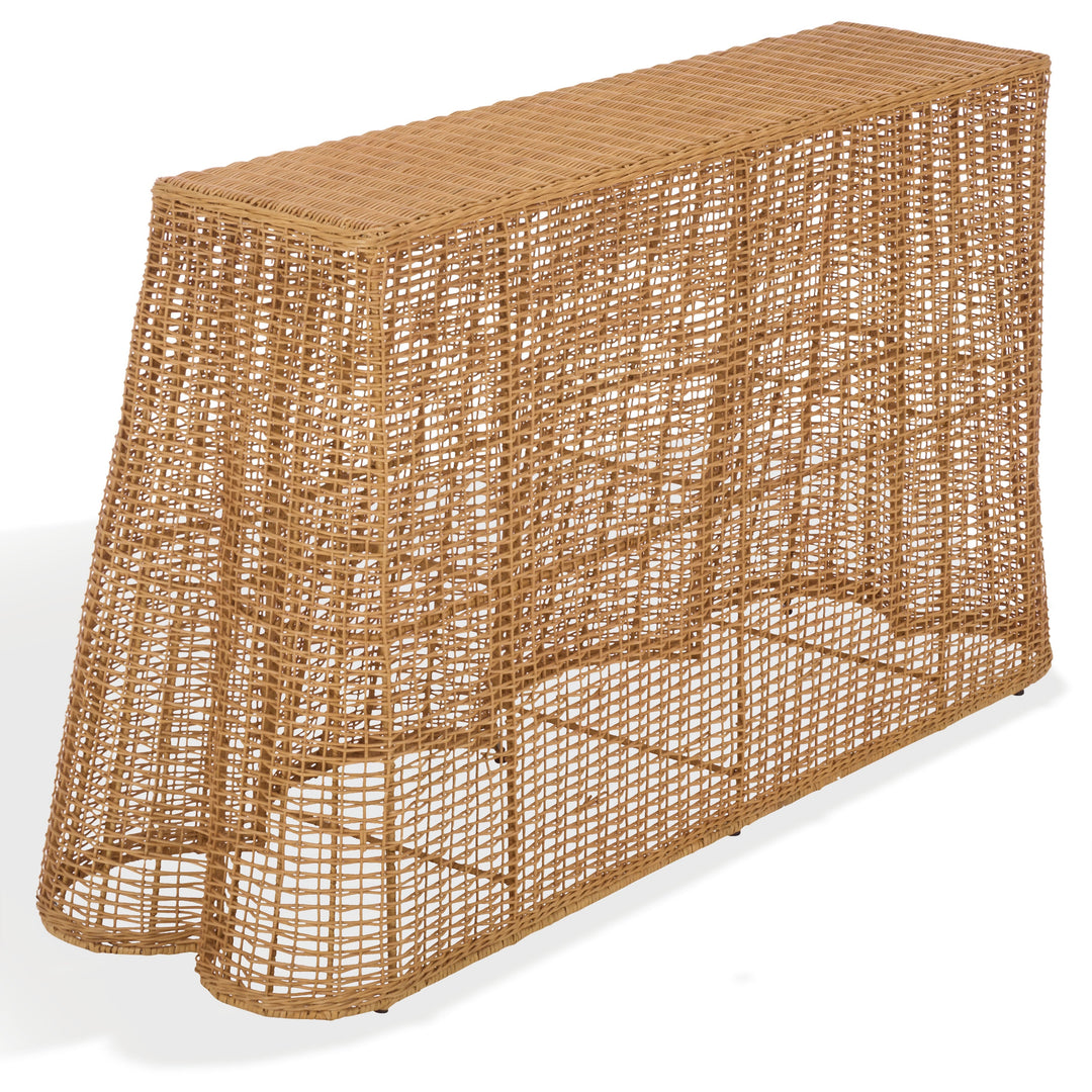 SwayLiving Jilliette Rattan Console Table
