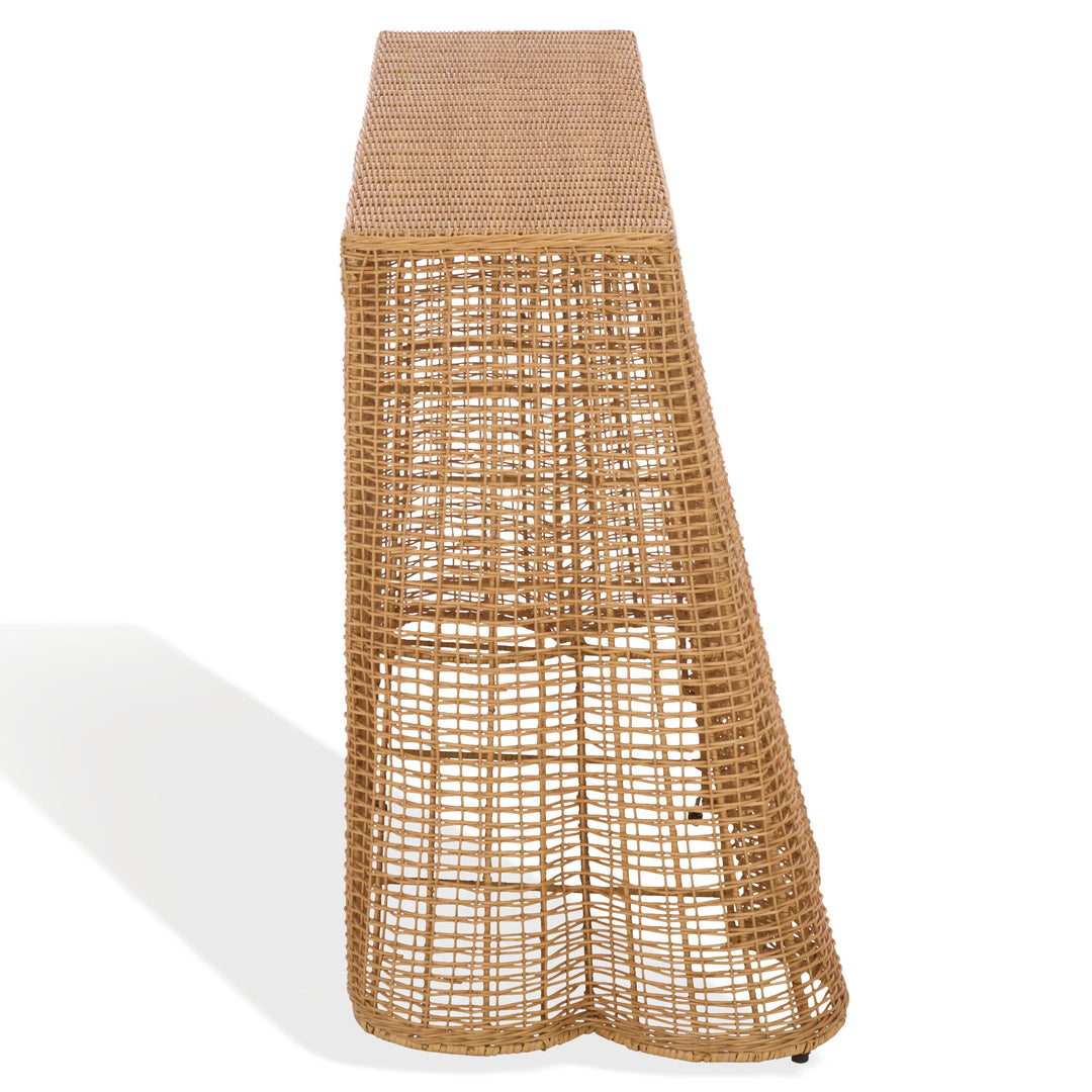 SwayLiving Jilliette Rattan Console Table