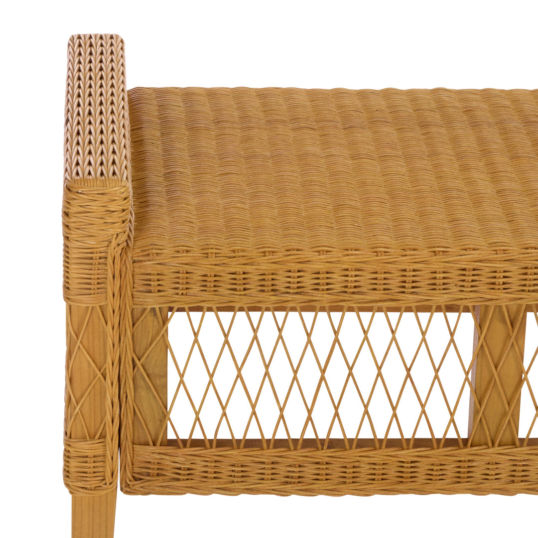 SwayLiving Jimmy Rattan Bench
