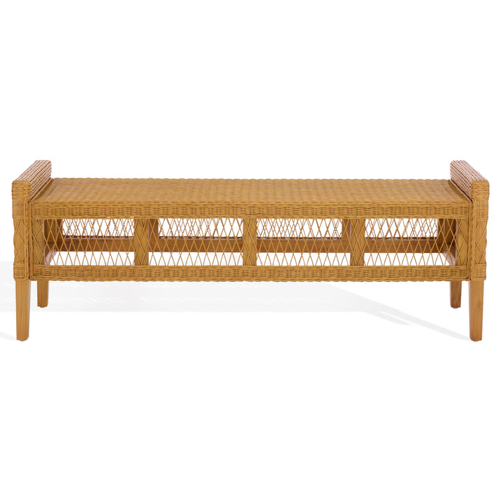 SwayLiving Jimmy Rattan Bench