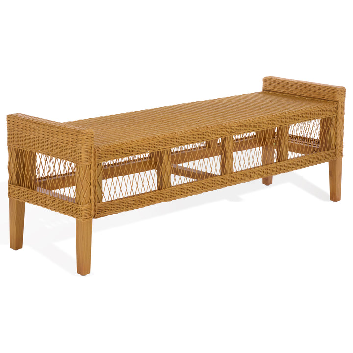 SwayLiving Jimmy Rattan Bench