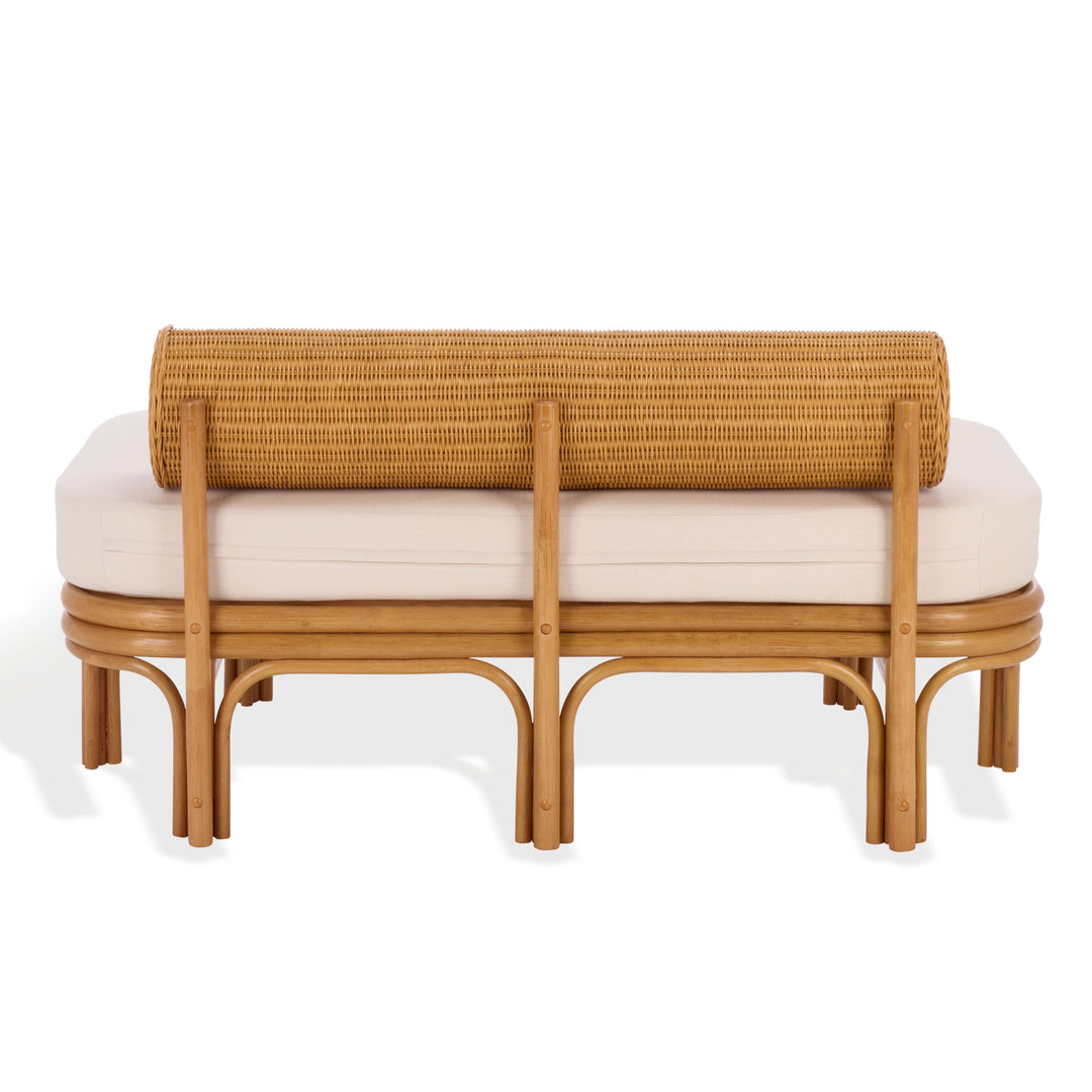 SwayLiving Fowley Rattan Bench