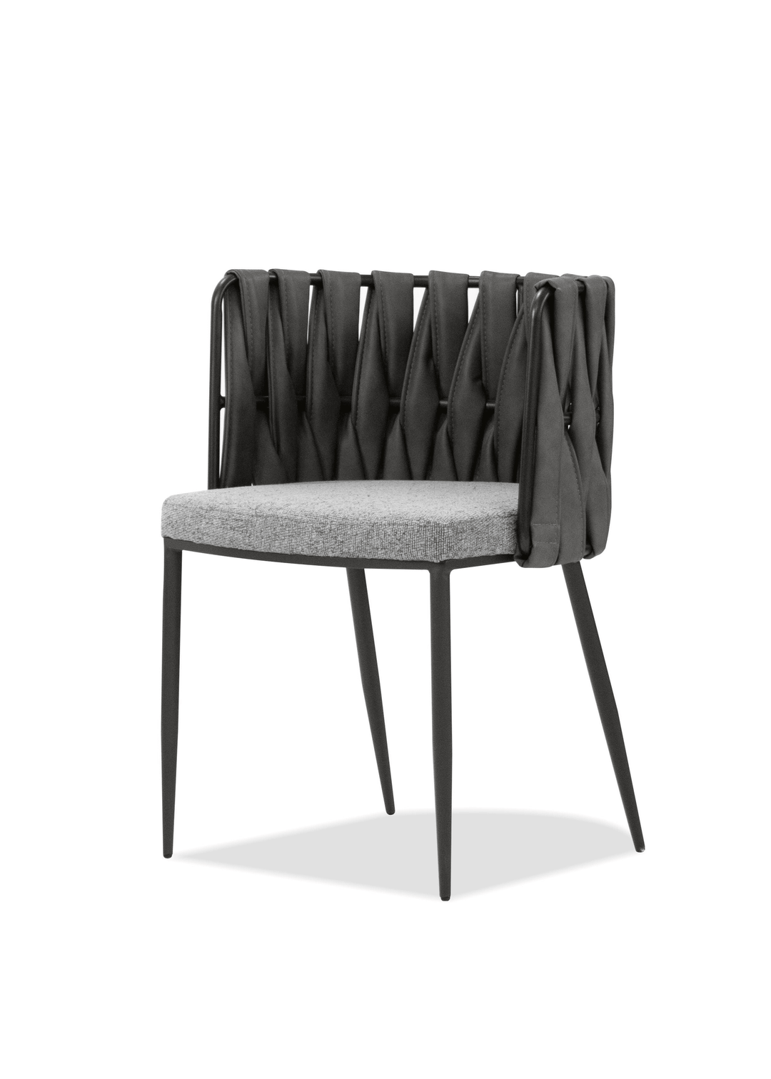 Sauvage Ultra Nubuck - Concrete Tweed Fabric Seat
