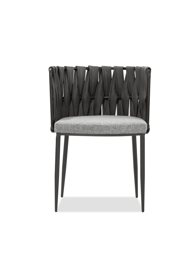 Sauvage Ultra Nubuck - Concrete Tweed Fabric Seat