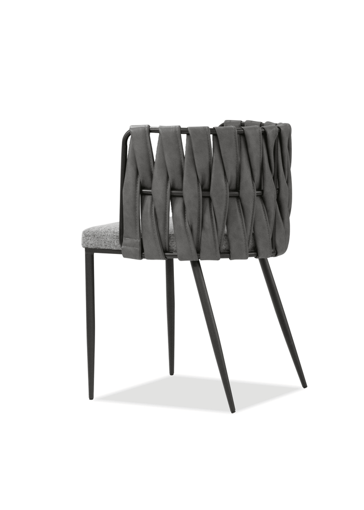 Sauvage Ultra Nubuck - Concrete Tweed Fabric Seat