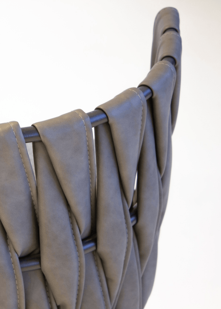 Sauvage Ultra Nubuck - Concrete Tweed Fabric Seat