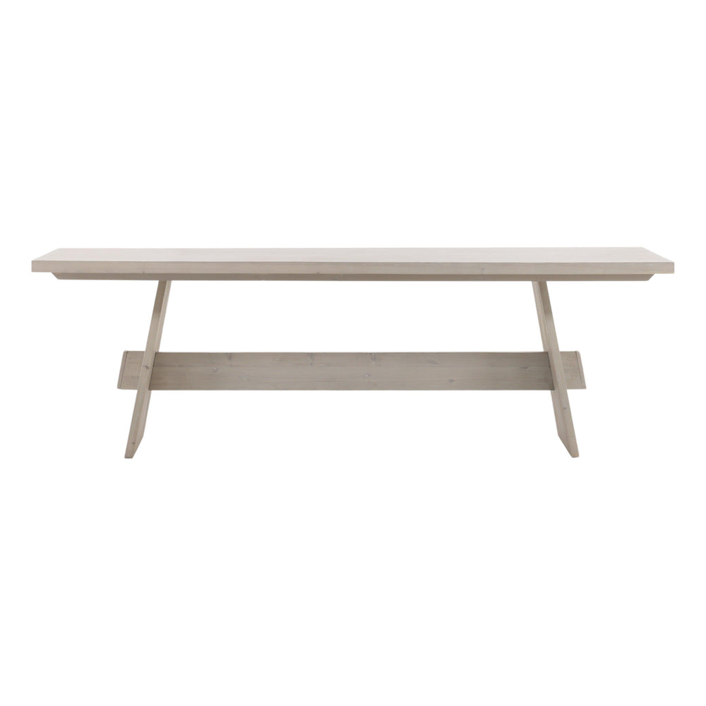 Fallon Dining Table Whitewash 95" - SwayLiving