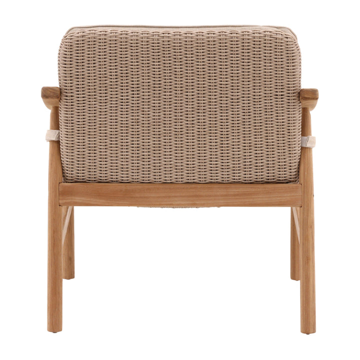 Wesley Outdoor Occasional Chair Beige - SwayLiving