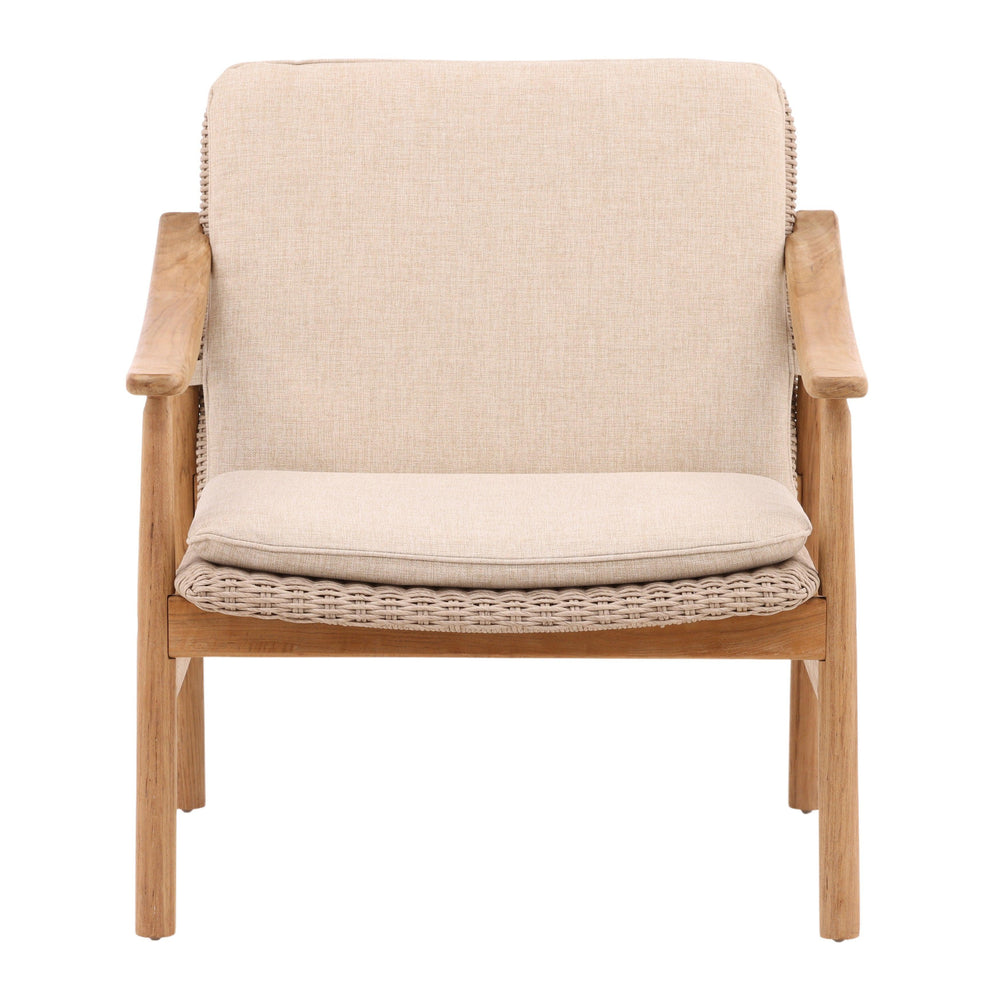 Wesley Outdoor Occasional Chair Beige - SwayLiving