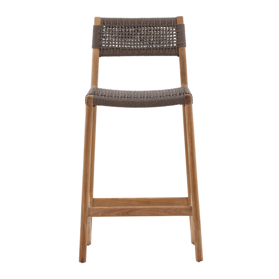 Isidro Outdoor Counter Stool Grey - SwayLiving