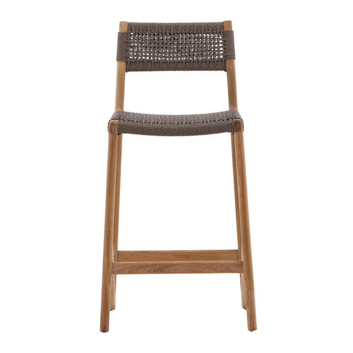 Isidro Outdoor Counter Stool Grey - SwayLiving