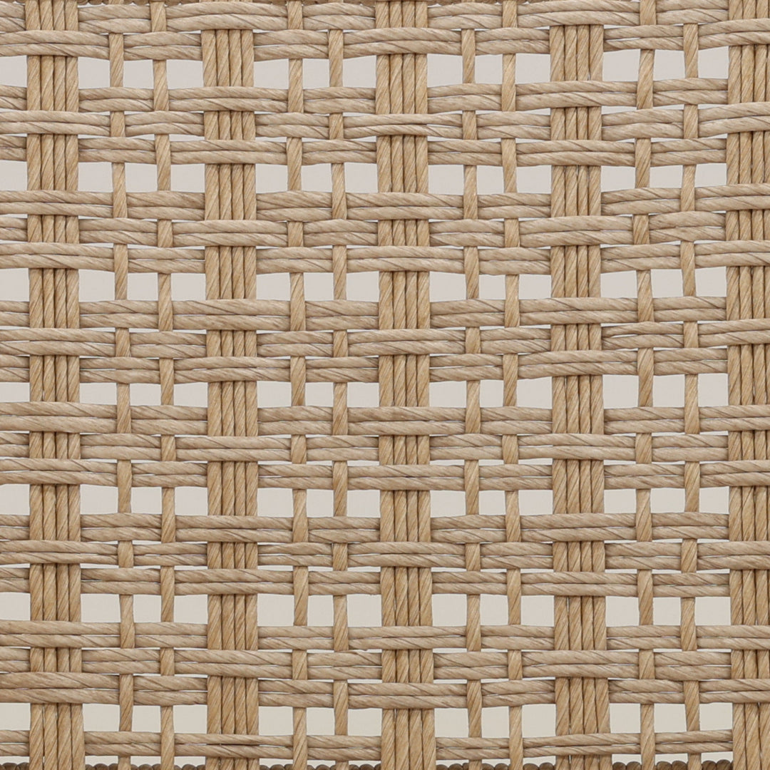 Aleah Outdoor Dining Chair Set of 2 Natural — Detail 1