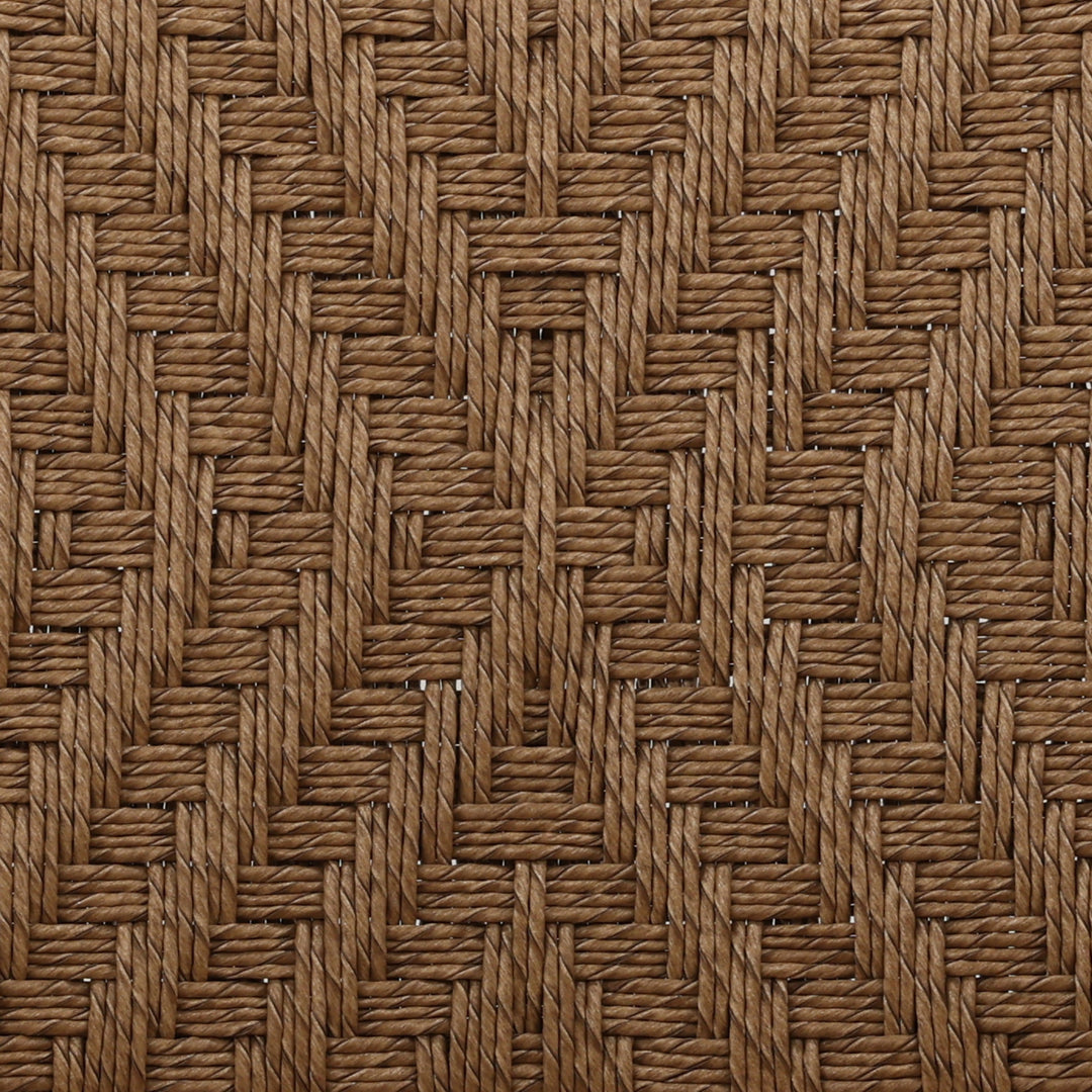 Arya Outdoor Dining Chair Set of 2 Light Brown — Detail 2