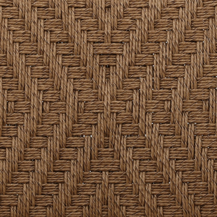 Arya Outdoor Dining Chair Set of 2 Light Brown — Detail 2