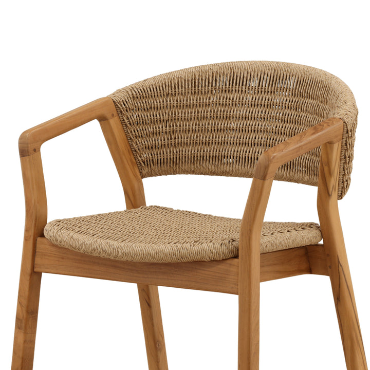 Arro Outdoor Dining Chair Natural — Detail 2