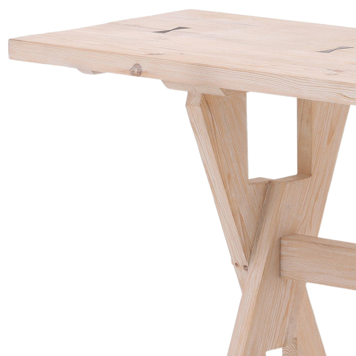 Anisa Console Table Greywash - SwayLiving