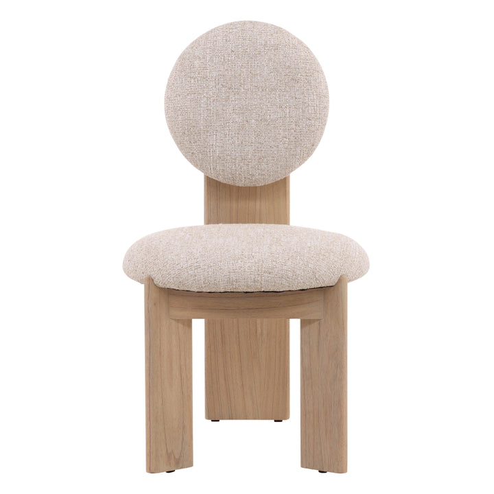 Brissa Dining Chair Set of 2 Cream - SwayLiving