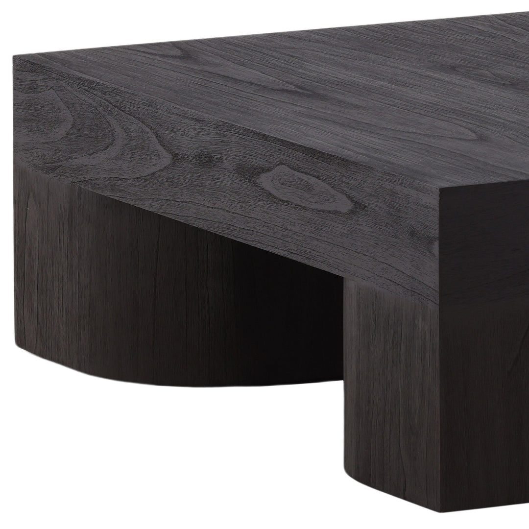 Junaid Coffee Table Dark Brown - SwayLiving