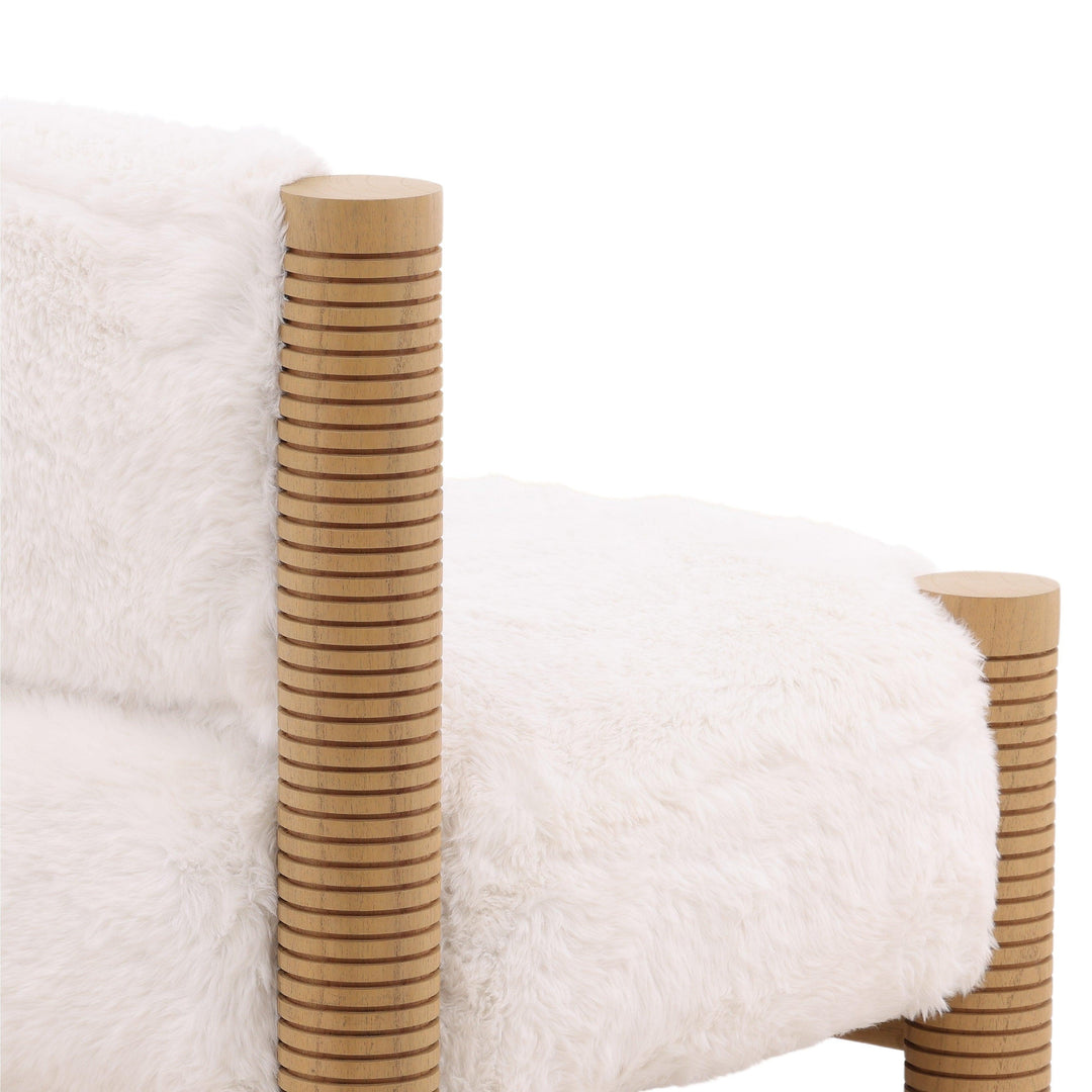 Felisse Occasional Chair Ivory - SwayLiving