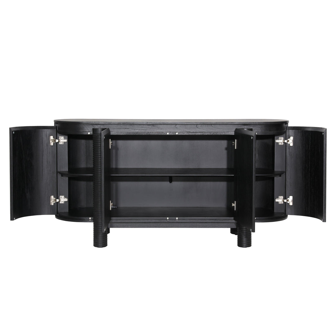 Steven Sideboard Black - SwayLiving