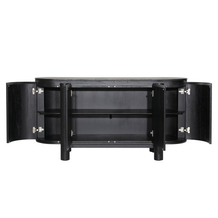 Steven Sideboard Black - SwayLiving