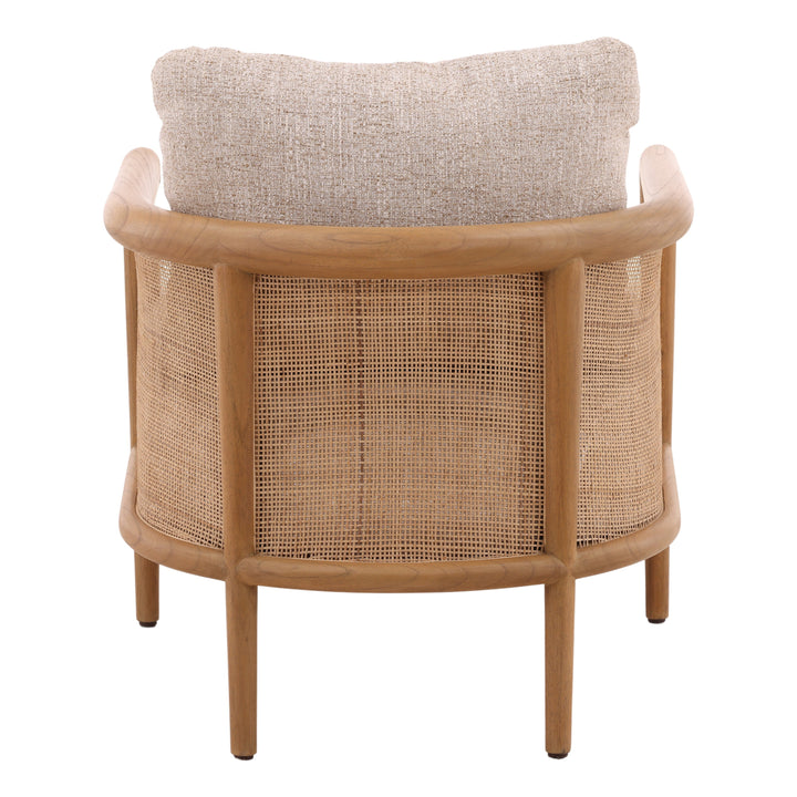 Odilia Occasional Chair Fawn — Back