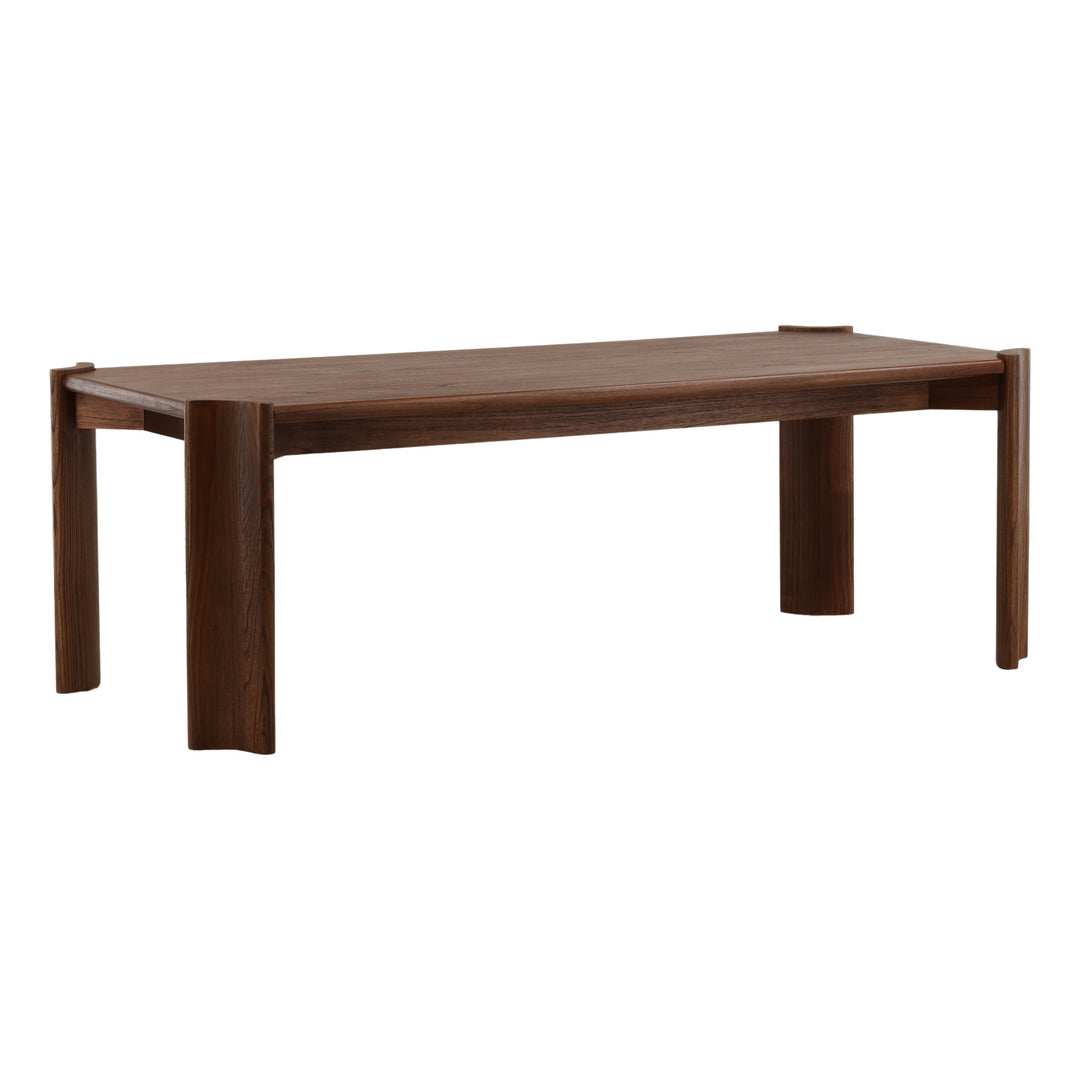 Cadwil Dining Table Brown — Front Three-Quarter